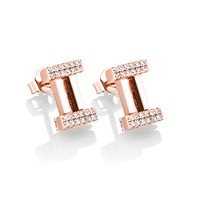 Orecchini Marcello Pane Donna Letters in Argento Zaffiro ORYL001R - ORYL001R